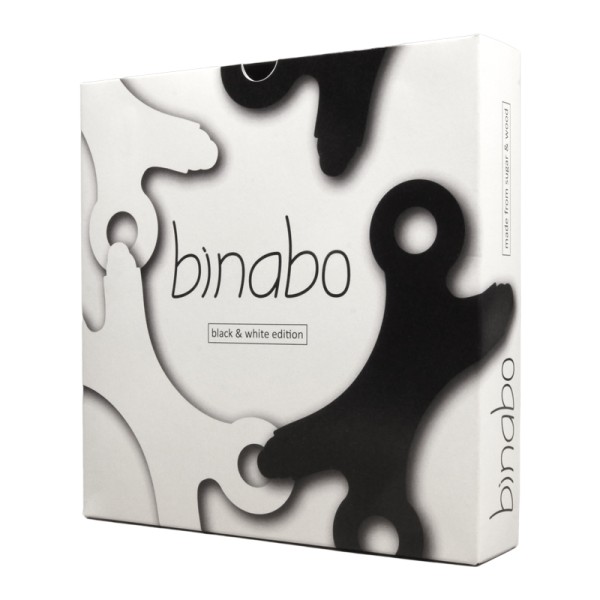 Binabo - 60 Chips - Schwarz-Weiß
